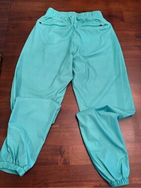 Sz XS  Teal Green The Bubble Breaker Pants Athletic Athleisure Wear